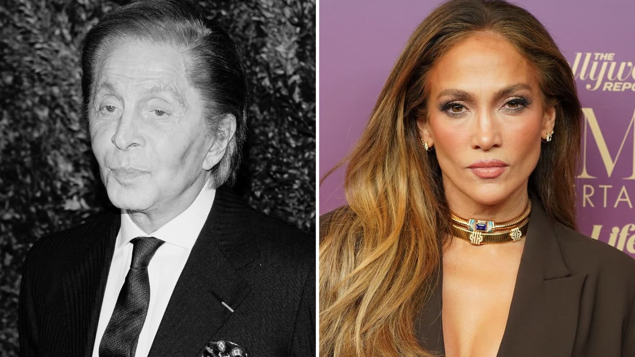 Muere el diseñador Valentino Garavani: vistió a celebridades como Jennifer Lopez y Elizabeth Taylor