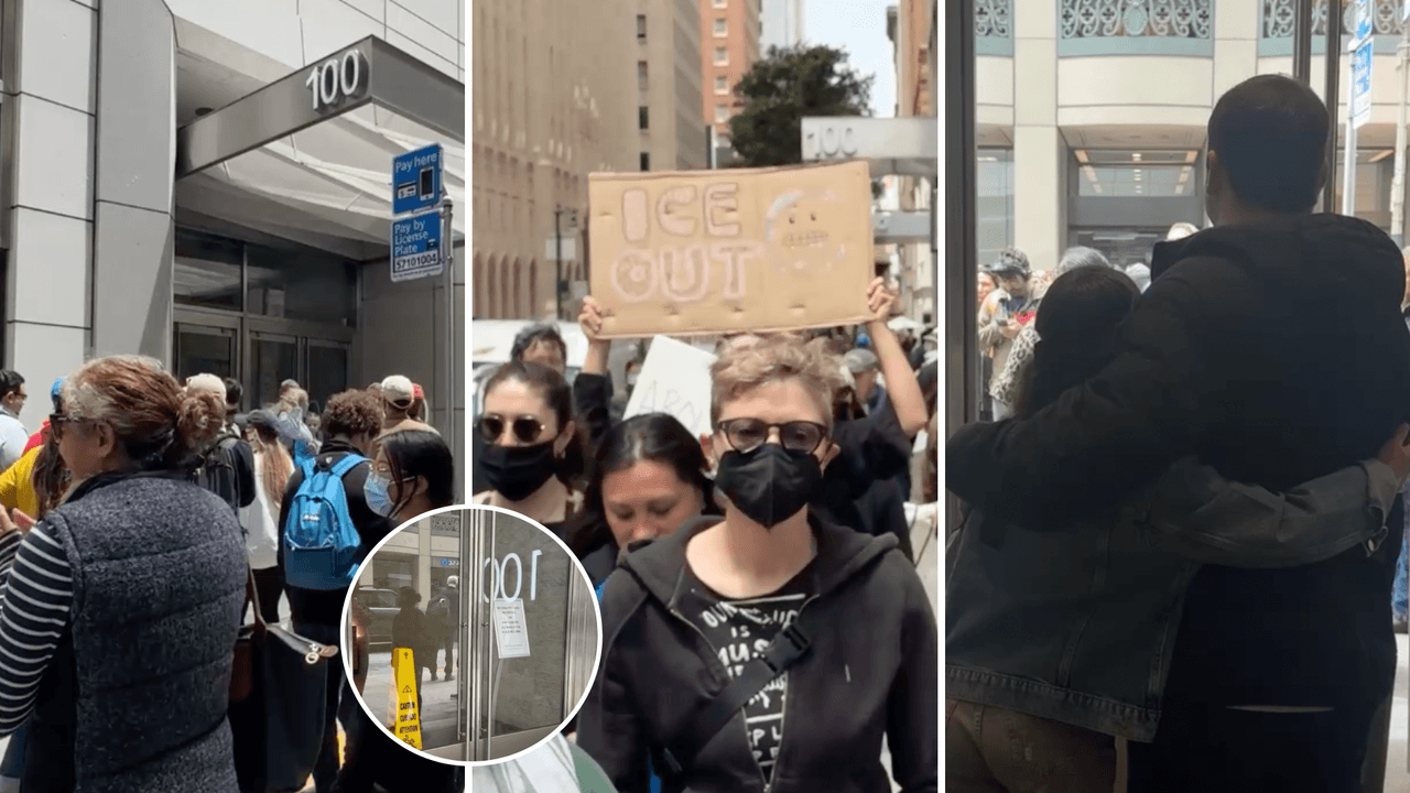 Cierran cortes y suspenden audiencias de inmigración tras manifestación por detenciones de ICE en San Francisco