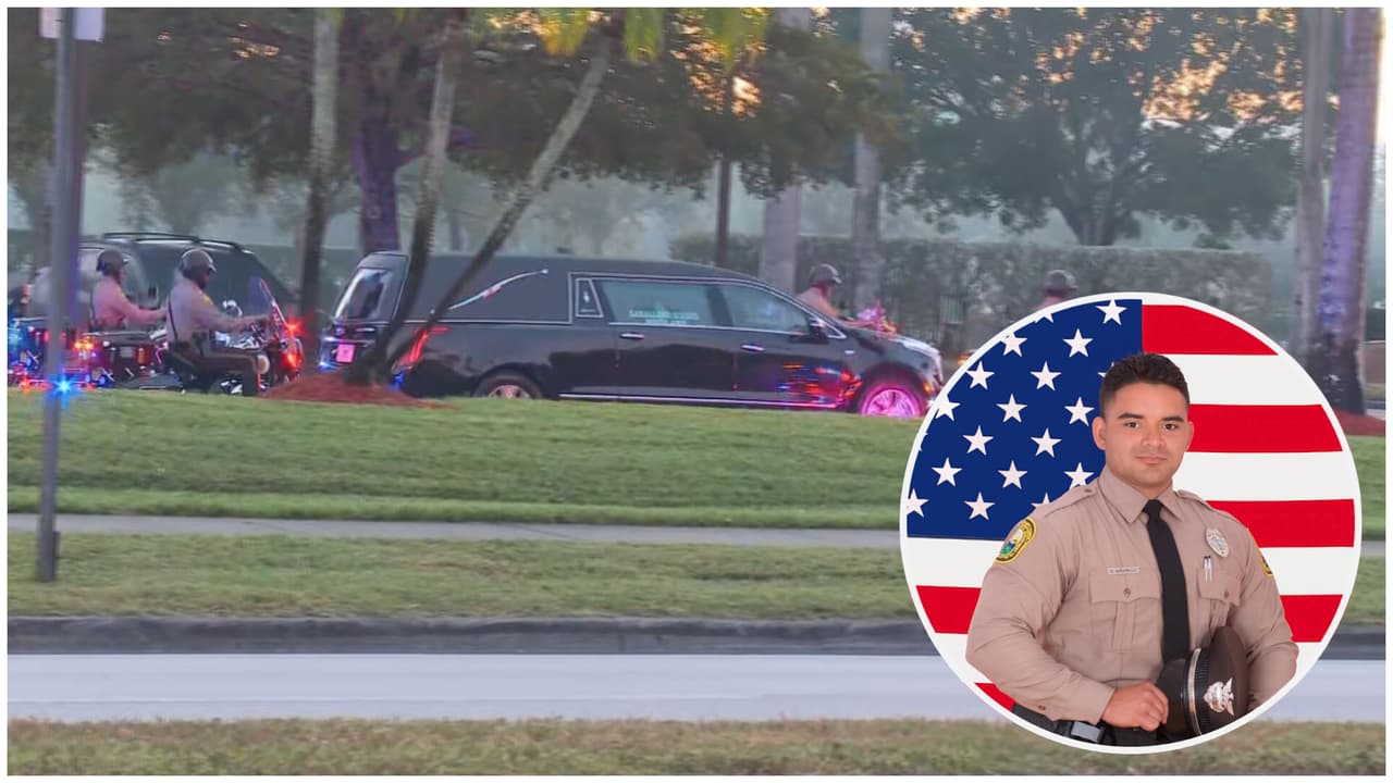 Despiden a oficial del sheriff de Miami-Dade, Devin Jaramillo, quien murió mientras cumplía su deber