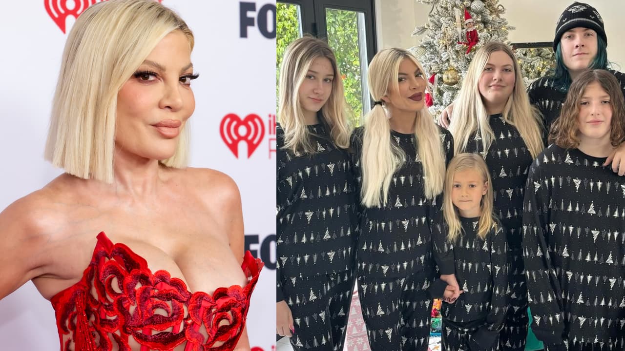 Tori Spelling y 4 de sus hijos son llevados al hospital tras ser embestidos por auto: detalles