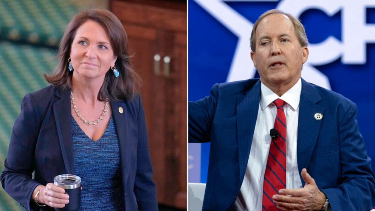 Revelan documentos del divorcio de Ken Paxton: su esposa lo acusa de adulterio