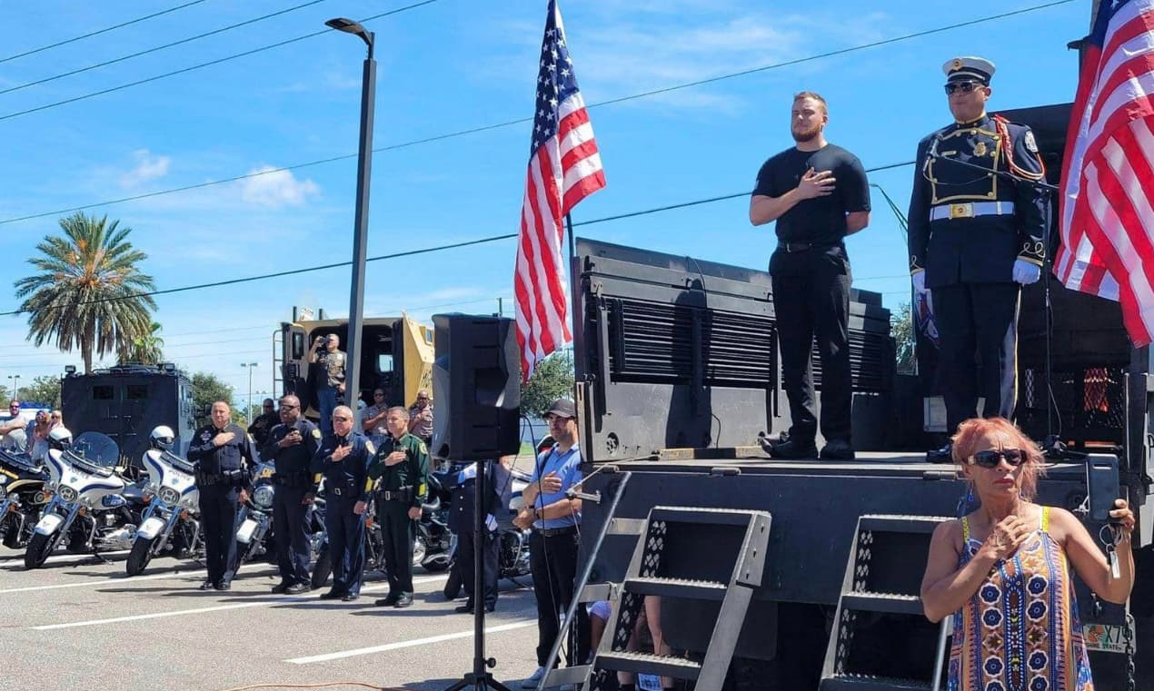 Evento de conmemoración del 11 de Septiembre en el condado Orange.