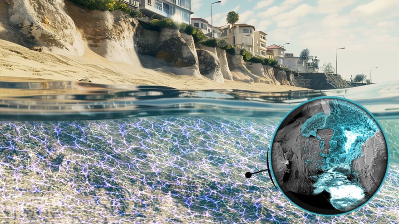 Corriente eléctrica como cemento natural: nueva esperanza contra la erosión costera en Florida