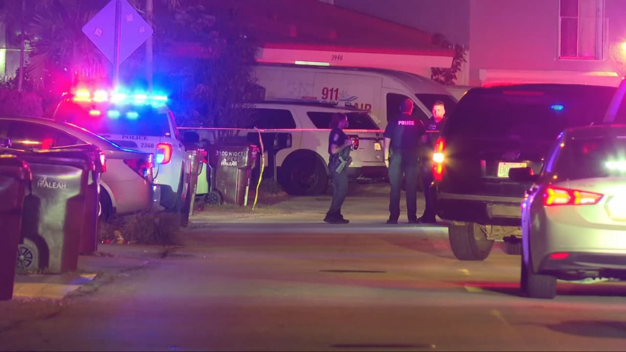 Pelea en una casa de Hialeah termina con un hombre muerto y varios heridos