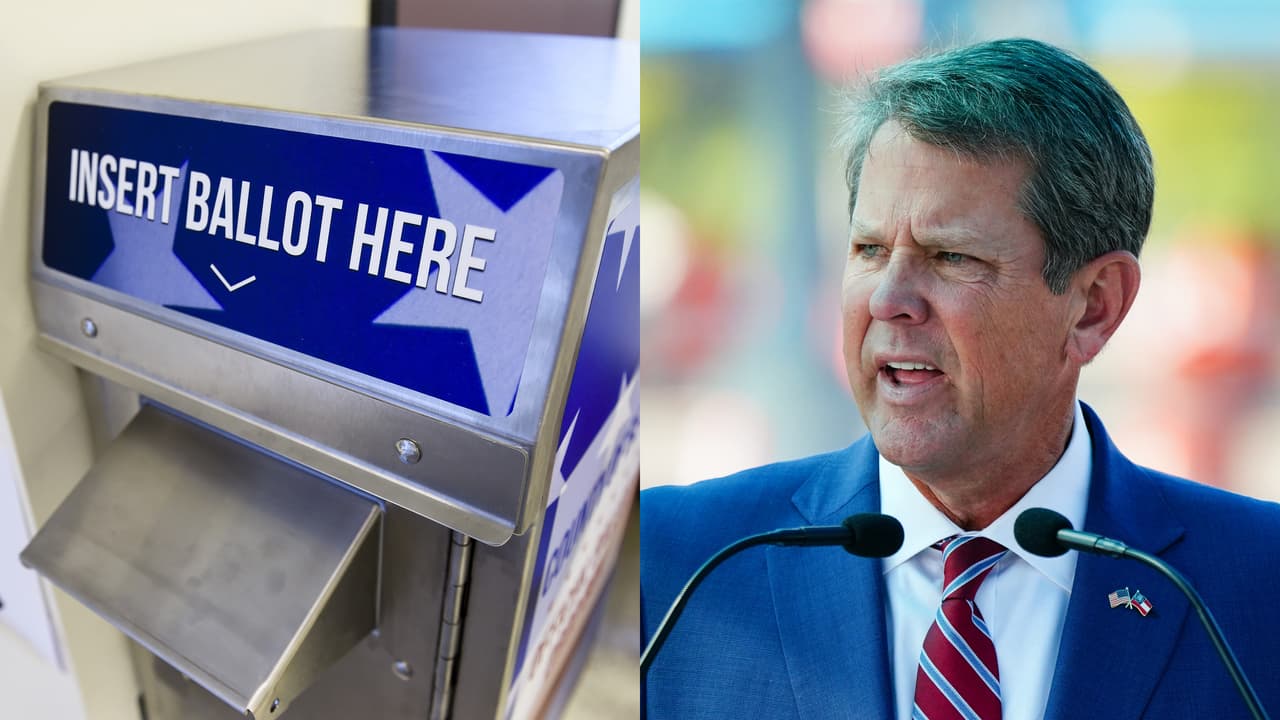 Brian Kemp firma proyecto de ley electoral que dificulta el acceso al voto en Georgia