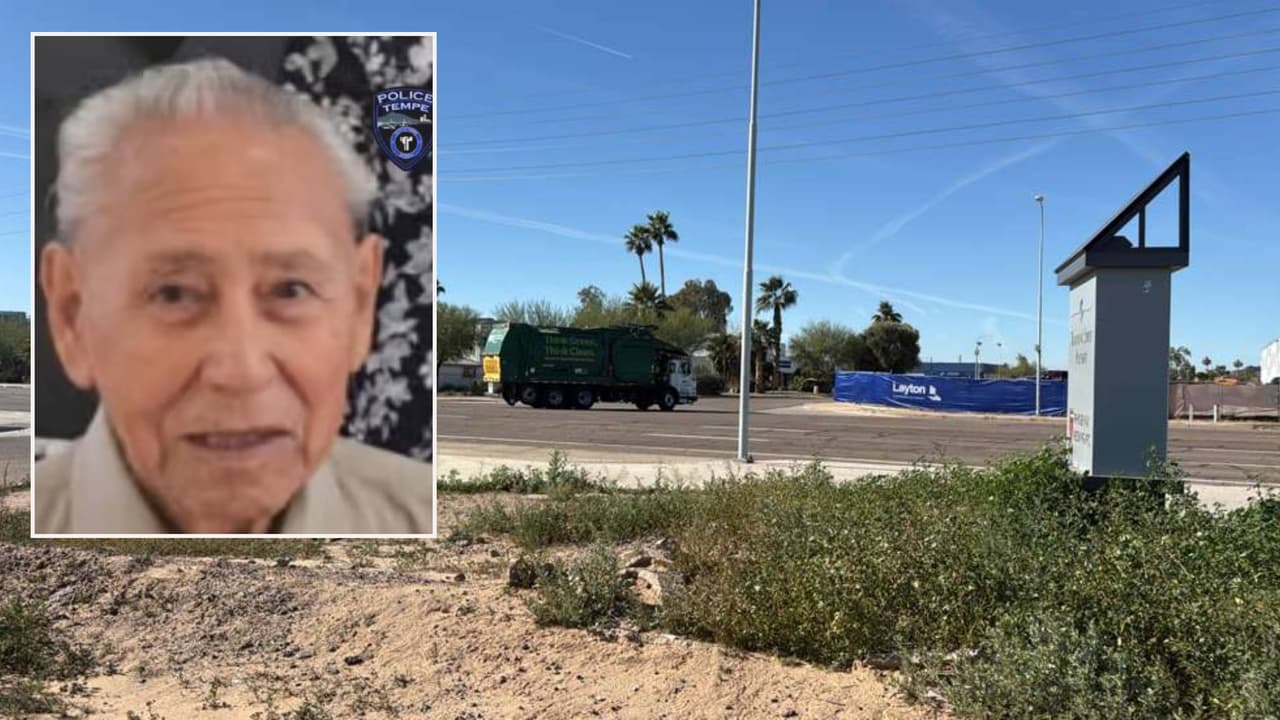 Hallan cuerpo en una obra en Tempe durante la búsqueda de Apolonio Romero, de 91 años