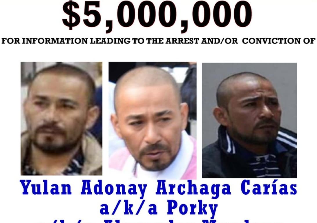$5 millones por 'Porky', el cabecilla de la MS-13 que controla el crimen organizado en Honduras