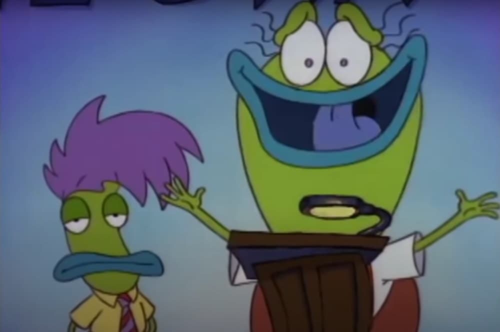 <b>Rachel Cabezagrande</b>
<br>Antes conocido como Ralph Cabezagrande es un personaje transgénero de ‘La vida moderna de Rocko’; se trata de una especie de sapo que era amigo casual de Rocko y soñaba con ser caricaturista en lugar de trabajar en Conglom.