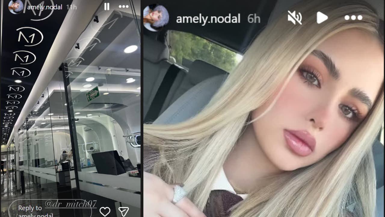 Amely Nodal, la hermana de Christian Nodal, reapareció en Instagram así en medio de los reportes sobre la supuesta salud de su madre, Primero, compartió la imagen de una clínica dental en Zapopan, México, y luego una 'selfie' en video desde el interior de un auto.
