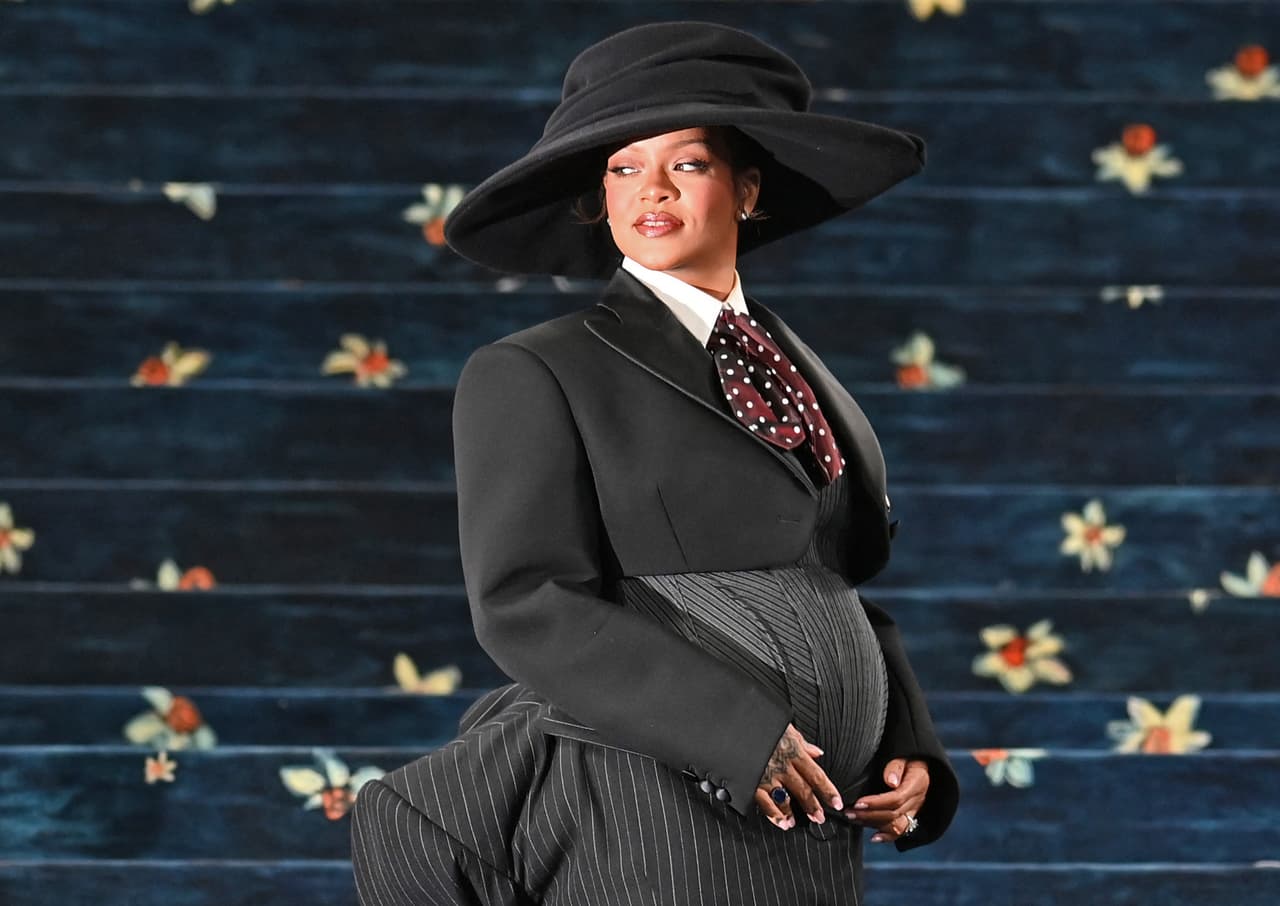 Rihanna en la Met Gala 2025.