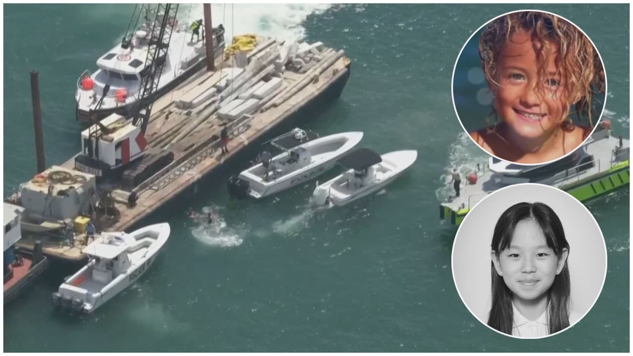 Revelan la causa de la muerte de dos niñas en accidente en la bahía de Biscayne
