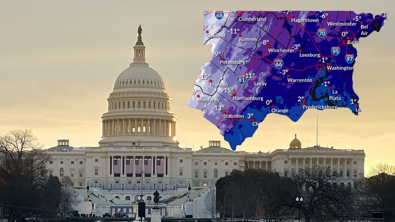 Tormenta invernal y aire ártico en DC; así se esperan las condiciones del tiempo en la toma de protesta de Trump