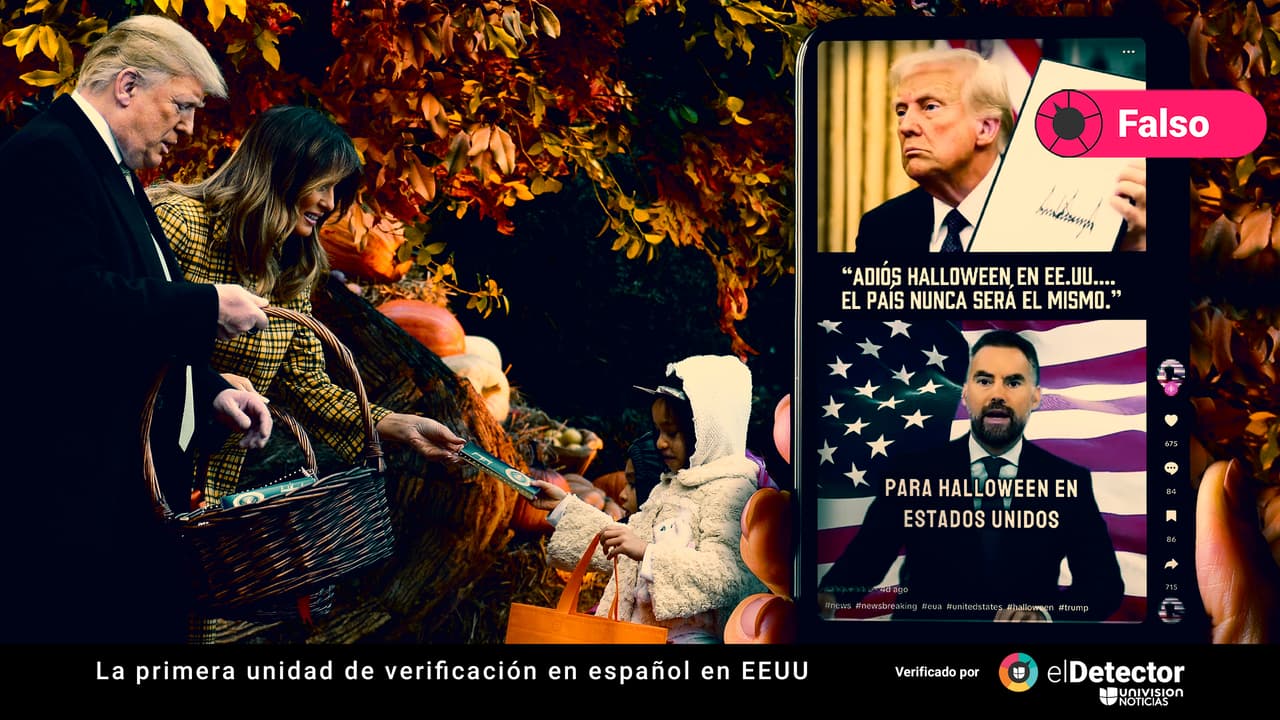El gobierno de EEUU no ha prohibido las festividades de Halloween, como dicen en redes