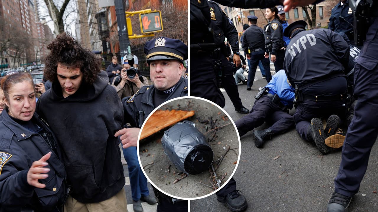 Protesta antislámica en Gracie Mansion deja seis arrestados tras lanzar artefactos de humo