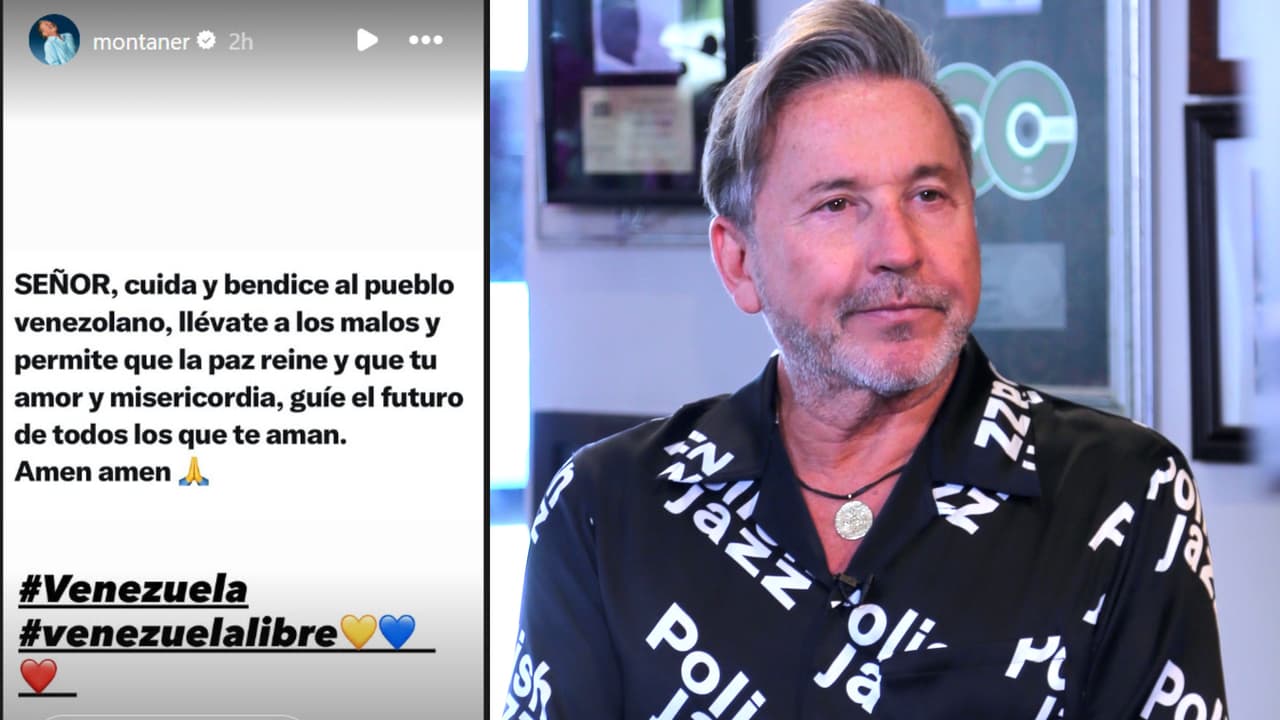 Ricardo Montaner pidió al "Señor" que se "lleve a los malos" tras ver los acontecimientos en Venezuela.