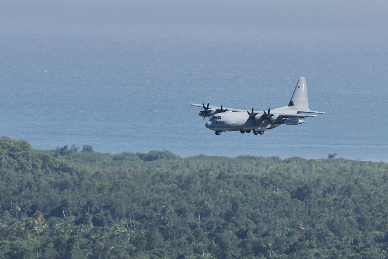 Comando Sur de EEUU despliega su "caballo de batalla", el HC-130J Combat King II, en Puerto Rico