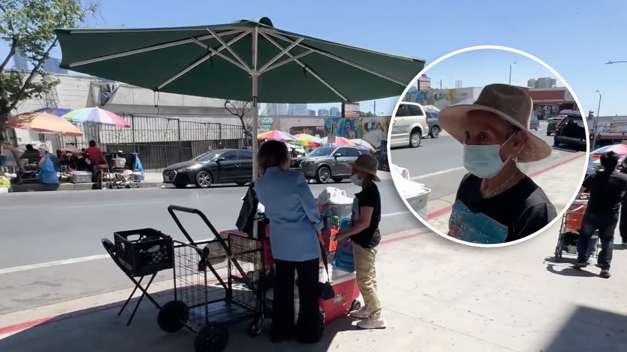 “Una bendición”: Vendedores ambulantes reciben ayuda económica tras redadas migratorias en Los Ángeles