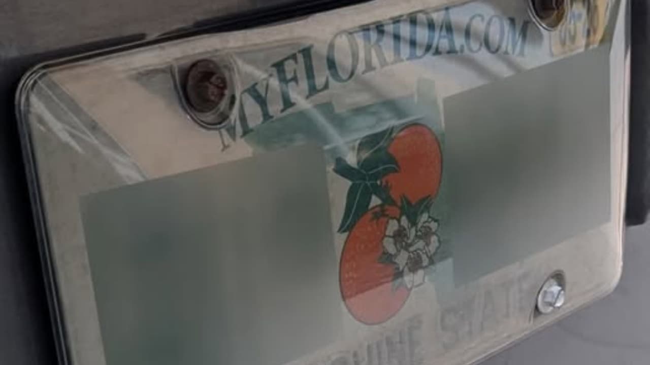 ¿Tu marco de placa es legal en Florida? Autoridades explican la nueva norma