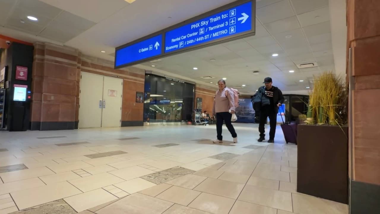 Un pasajero con sarampión viajó por el Aeropuerto Internacional Phoenix Sky Harbor