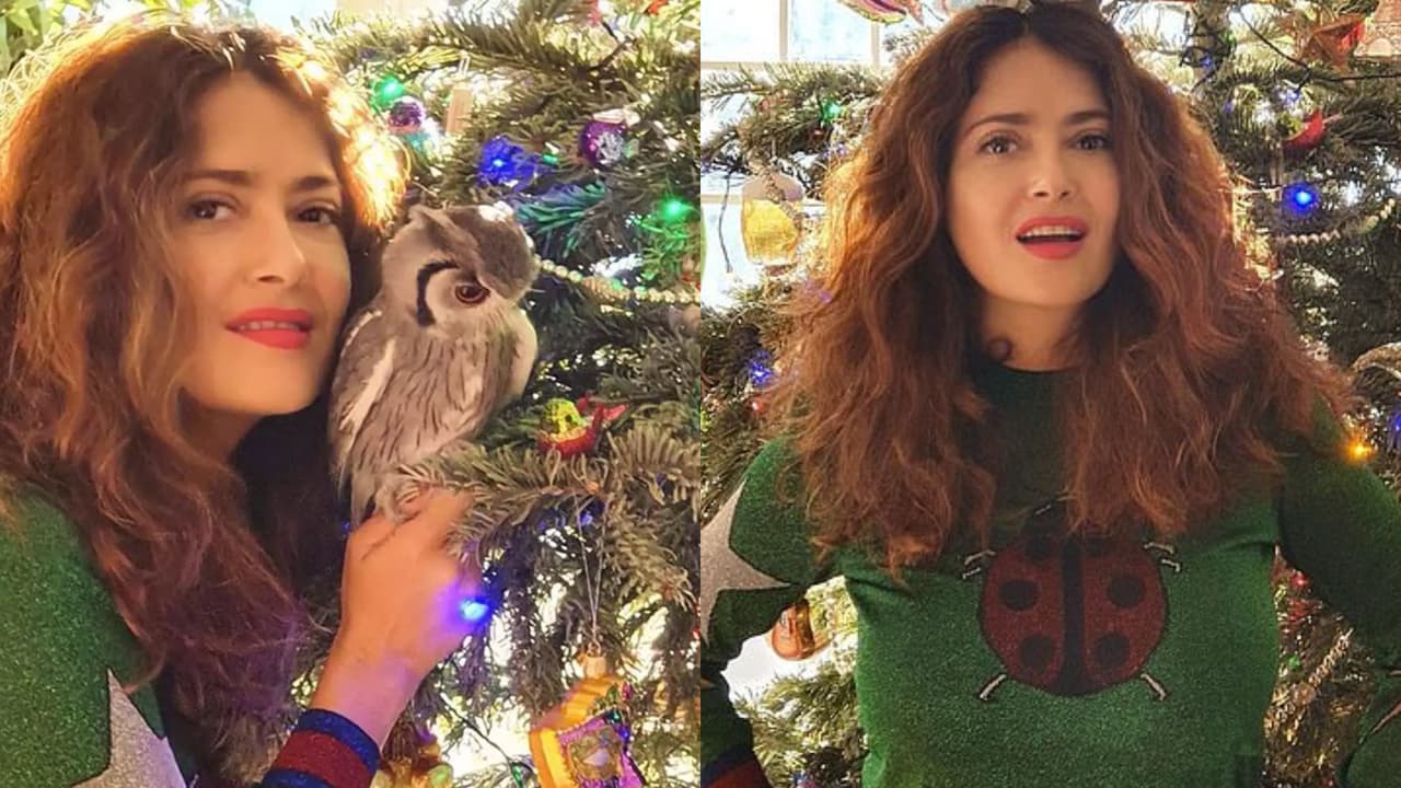 Salma Hayek confiesa por qué cada año tiene una "falsa" cena navideña con su familia