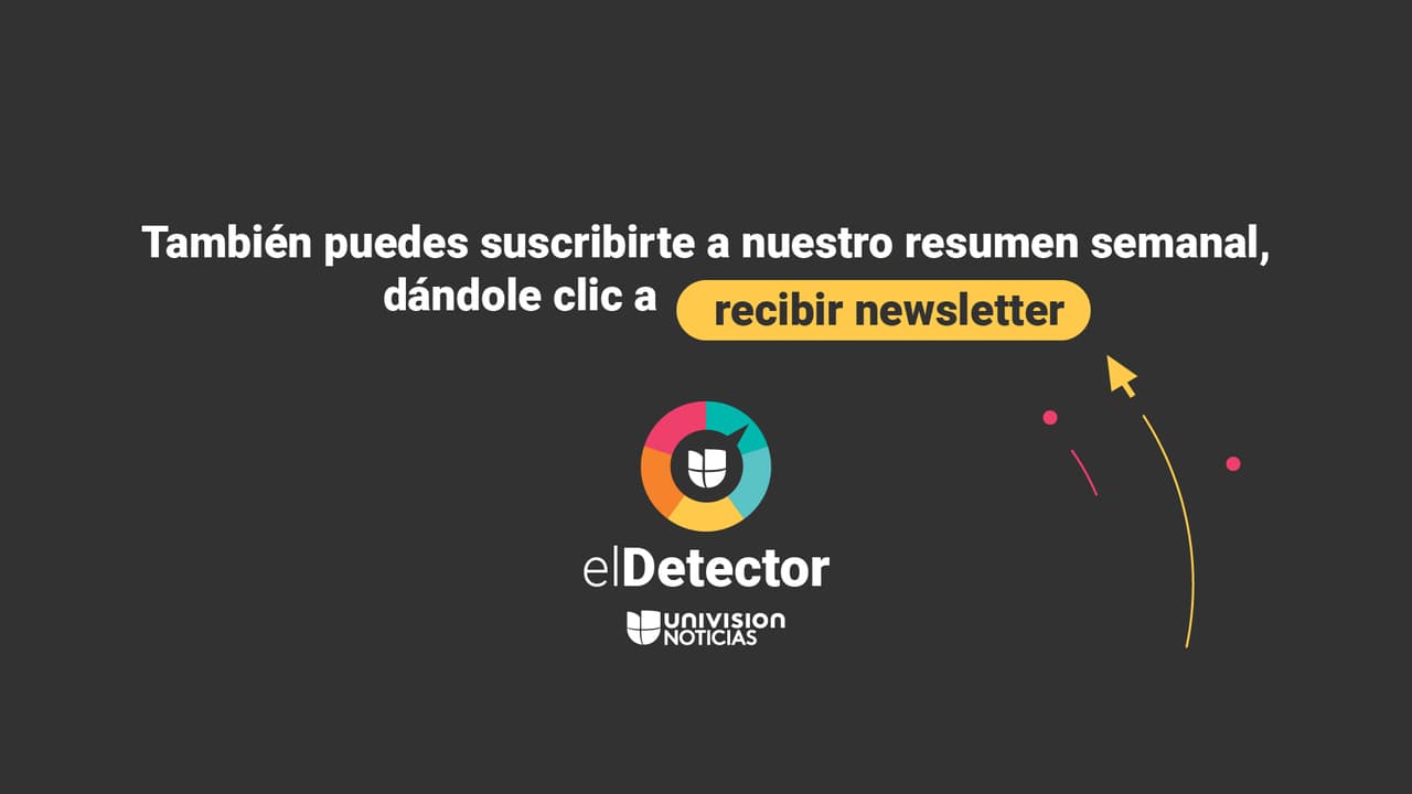 Suscríbete a nuestra newsletter para que recibas cada semana una selección de nuestras verificaciones.