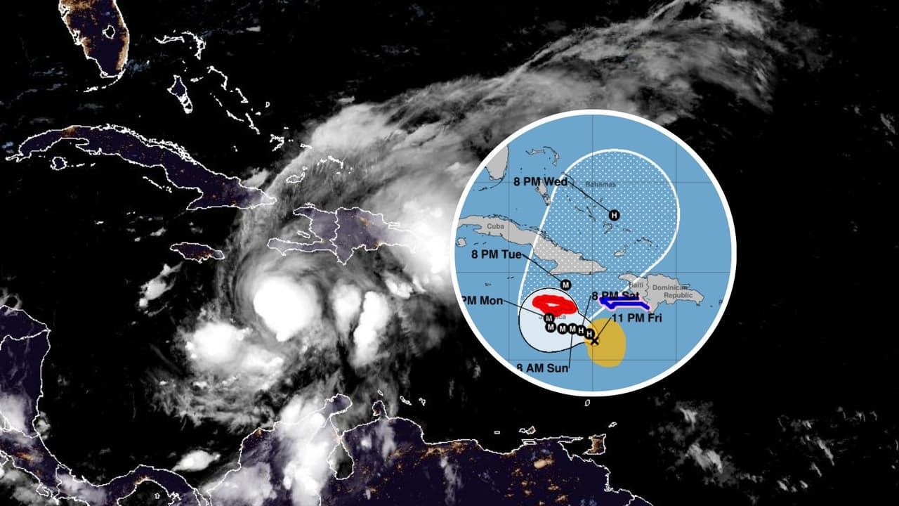 Jamaica y Haití bajo advertencia de huracán: tormenta tropical Melissa se fortalece
