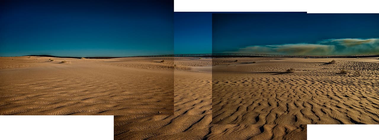 <b>Sector conocido como Imperial Sand Dunes, donde se encuentran California, Arizona y México. </b>El incremento en la vigilancia en el sector de Tijuana y la costa del Pacífico hizo que los migrantes se desplazaran hacia el este, donde hay menos patrullaje pero el terreno es más accidentado y difícil. Es el caso del sector conocido como Imperial Sand Dunes, donde se encuentran California, Arizona y México, y que los estadounidenses suelen usar como parque recreativo. Los traficantes, tanto de personas como de drogas, solían utilizar vehículos todo terreno para colarse entre los estadounidenses que hacían deporte con este tipo de autos. Por eso, y a pesar de los difícil del terreno, las autoridades del norte decidieron extender el muro por medio de las dunas.