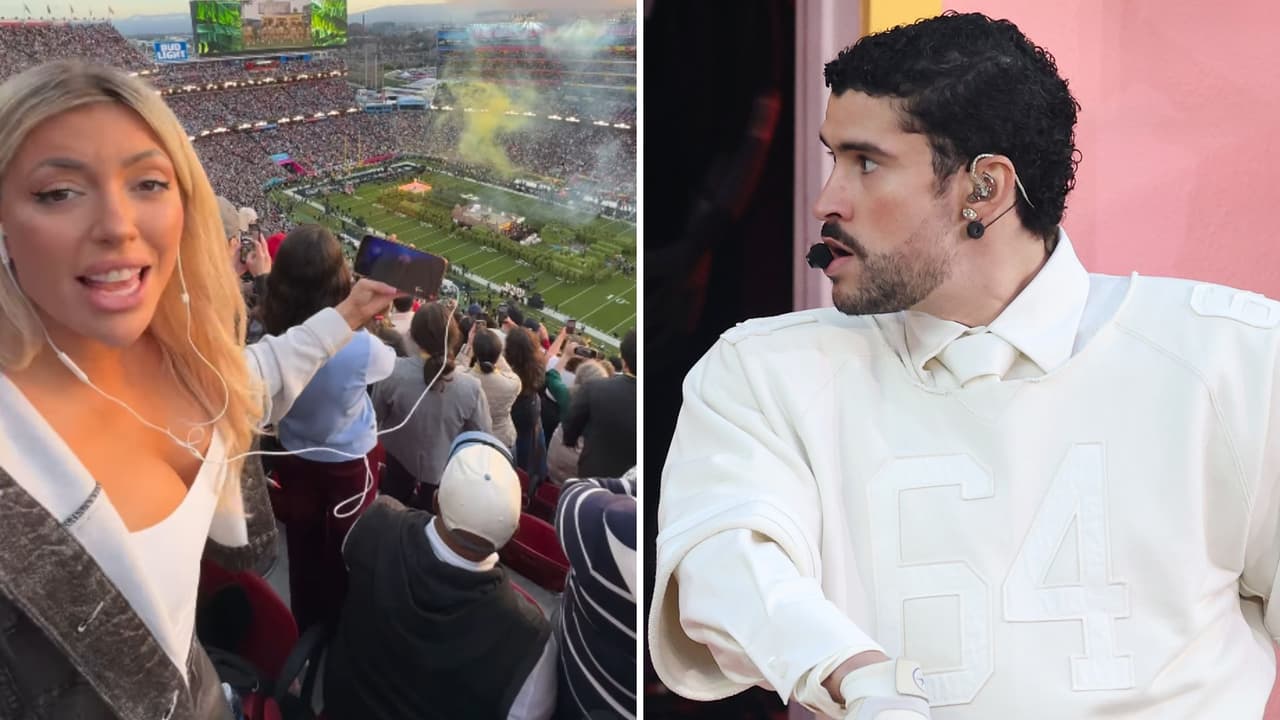 ‘Influencer’ se defiende tras “perder” seguidores por ver otro show durante medio tiempo de Bad Bunny