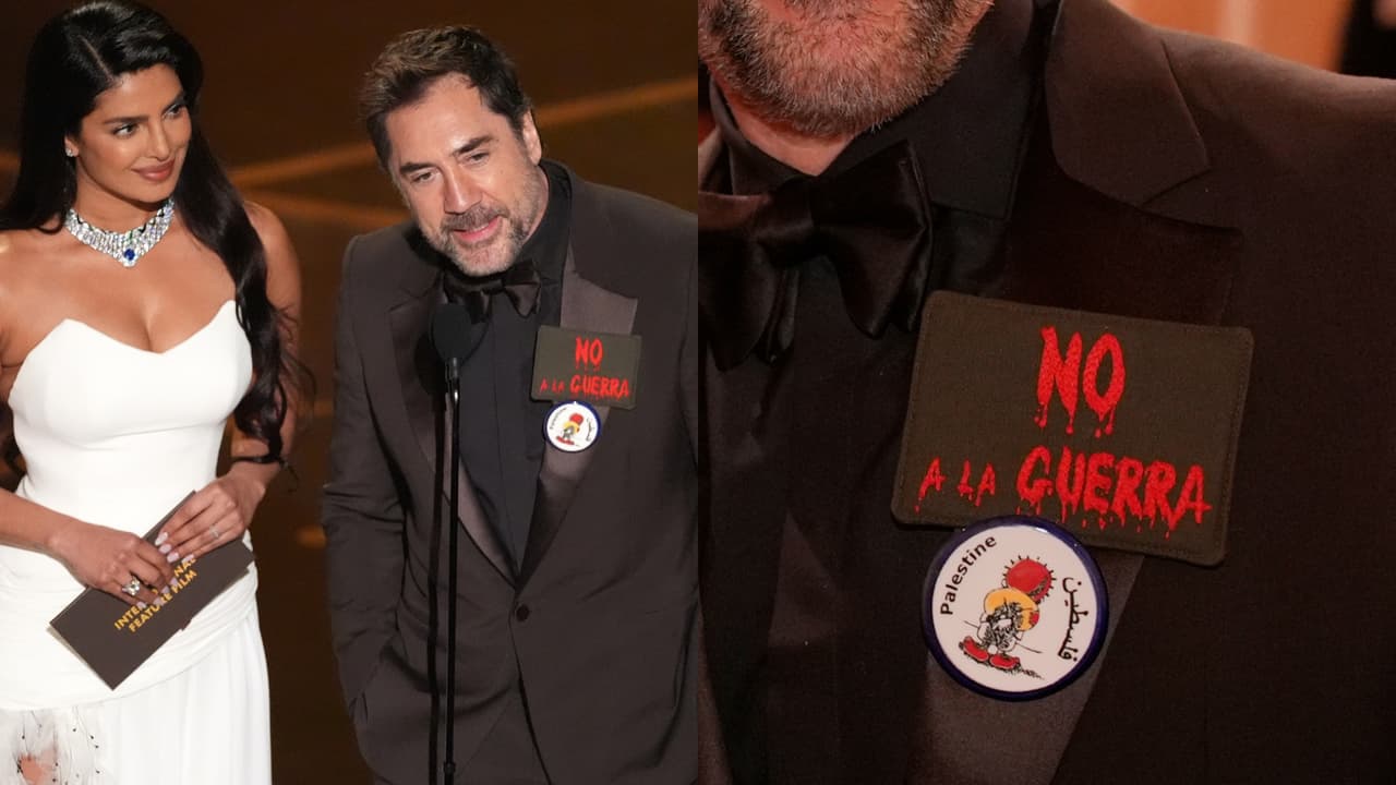 Javier Bardem alza la voz en los Oscar 2026 en pleno escenario: "No a la guerra"