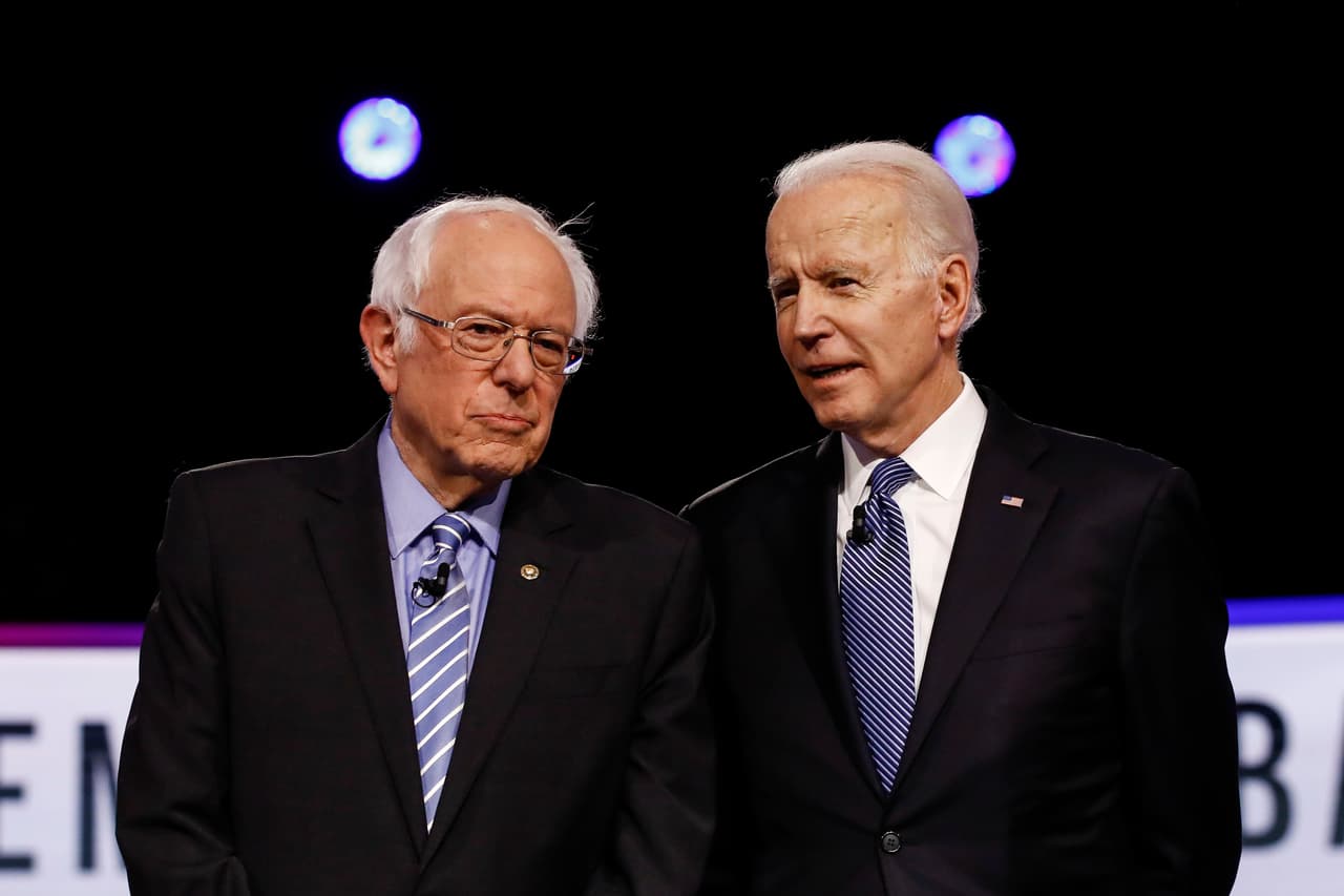 Joe Biden y Bernie Sanders: de rivales por la presidencia a socios en infraestructura