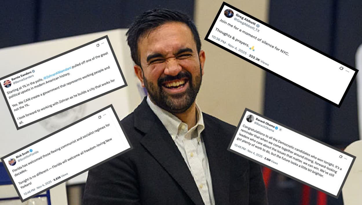 Con una participación récord de más de 2 millones de electores,
<b><a href="https://www.univision.com/local/nueva-york-wxtv/politica-new-york/zohran-mamdani-gana-la-alcaldia-de-nueva-york" target="_blank">Zohran Mamdani resultó electo como alcalde de la ciudad de Nueva York,</a></b> este martes 4 de noviembre. El triunfo del social demócrata fue celebrado por unos y, en otros, como fue el caso de varios líderes del Partido Republicano, generó inquietud.