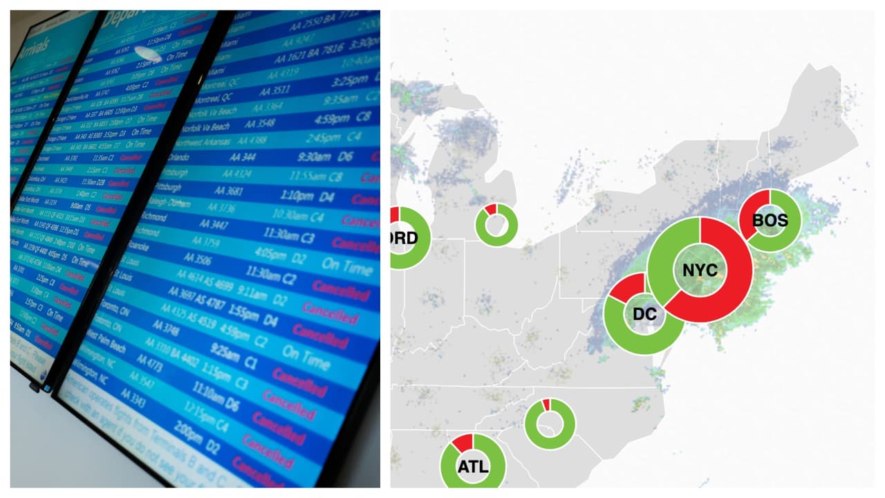 Miles de vuelos suspendidos por potente tormenta invernal: Así afecta el ciclón bomba al noreste de EEUU