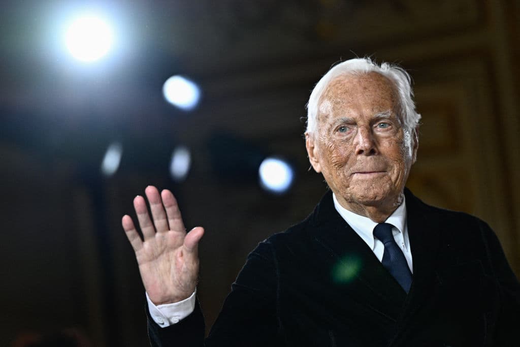 Muere a los 91 años el diseñador italiano Giorgio Armani