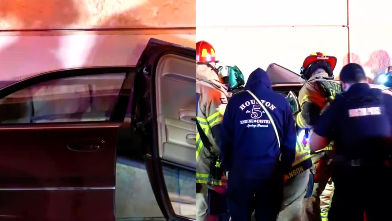 Huían tras robar un AutoZone y chocan en autopista de Houston; conductor muere tras el impacto