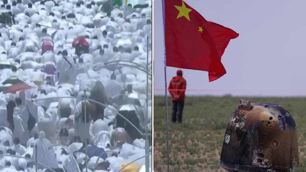 La semana en video: 1,300 muertos en multitudinaria peregrinación y sonda china regresa a la Tierra
