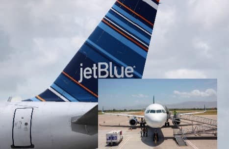 Detienen a pasajero de JetBlue que agredió y trató de asfixiar a miembros de la tripulación