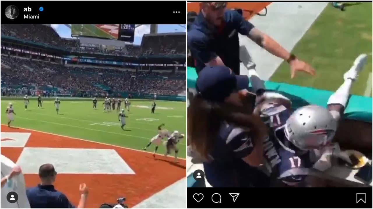 <b>Su último touchdown</b>
<br>Así anotó por última vez en la NFL tras recibir un pase por parte de Tom Brady. Antonio lo recuerda con cariño especial.