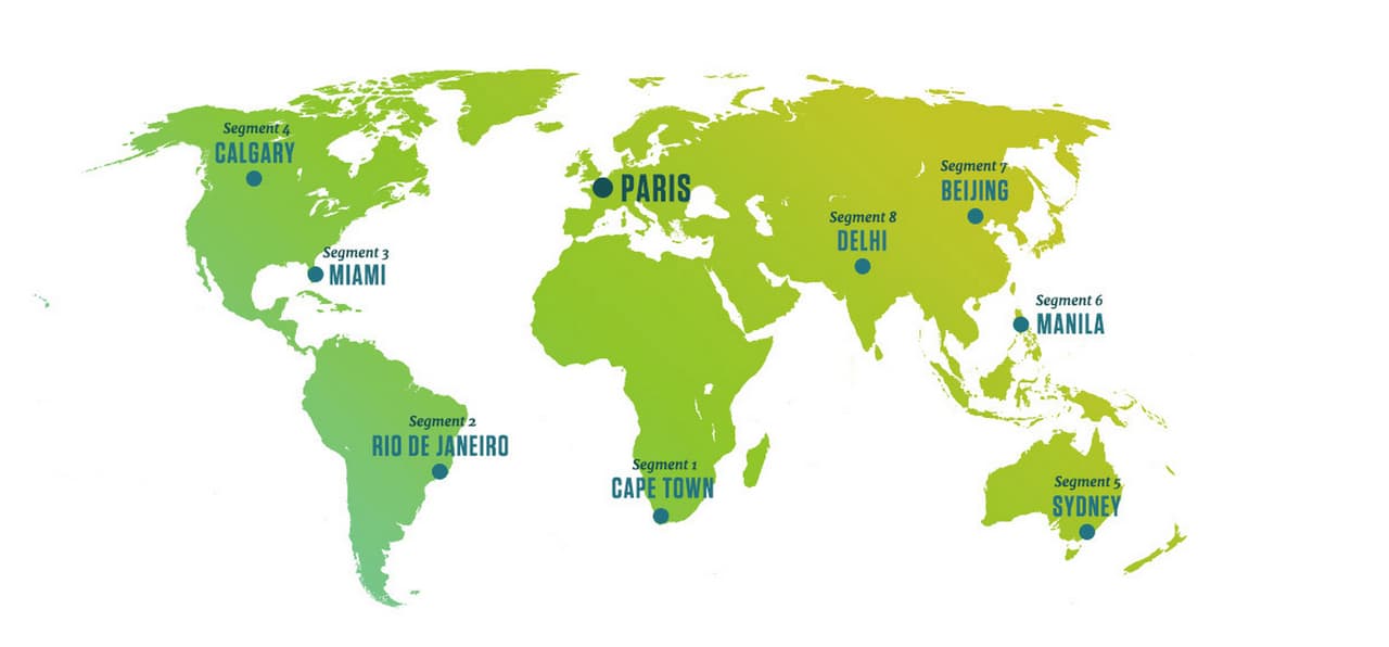 Una vuelta al planeta contra el cambio climático