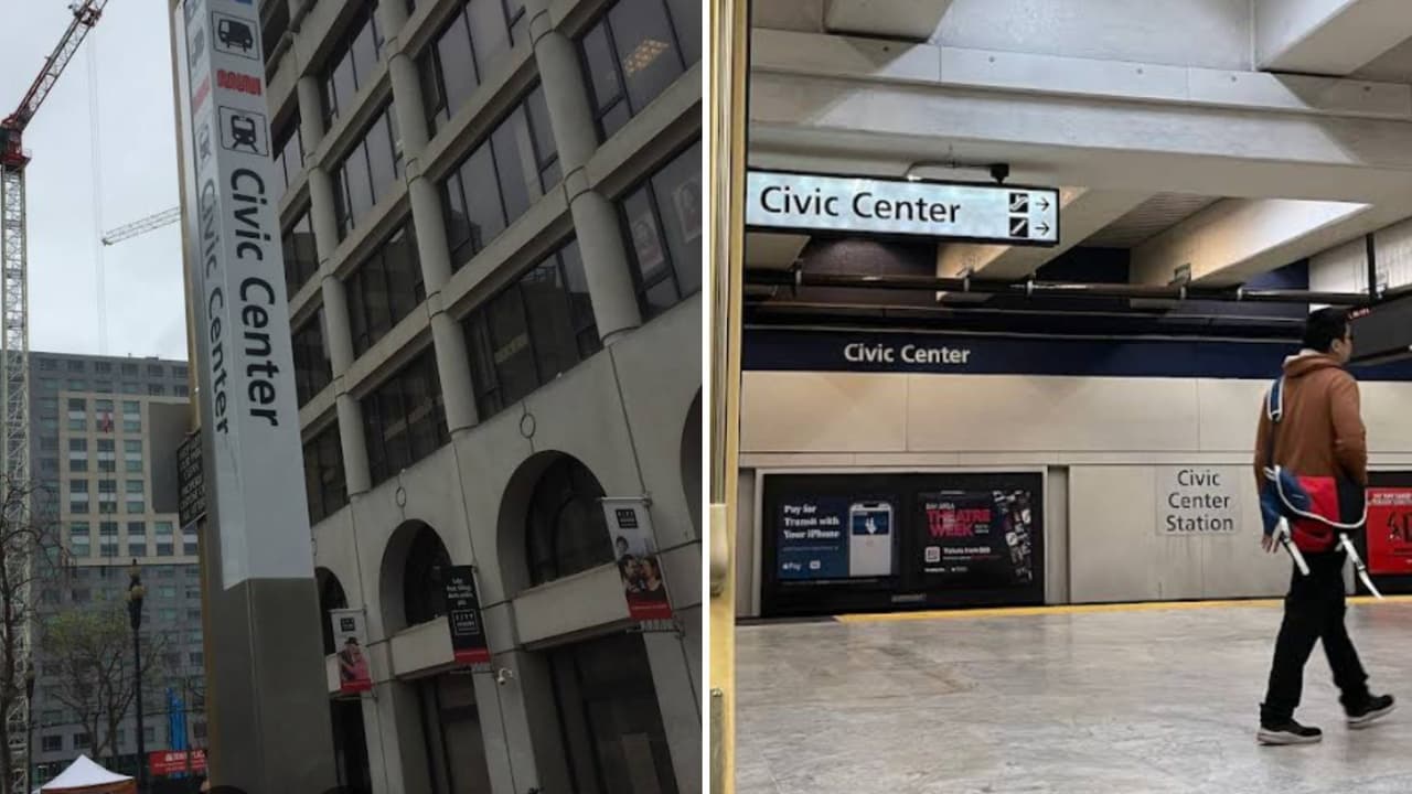 Cierran la estación Civic Center de BART en San Francisco por incendio