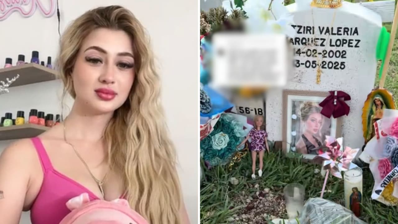 Tumba de Valeria Márquez se llena de flores, maquillaje y muñecas tras presunta vandalización