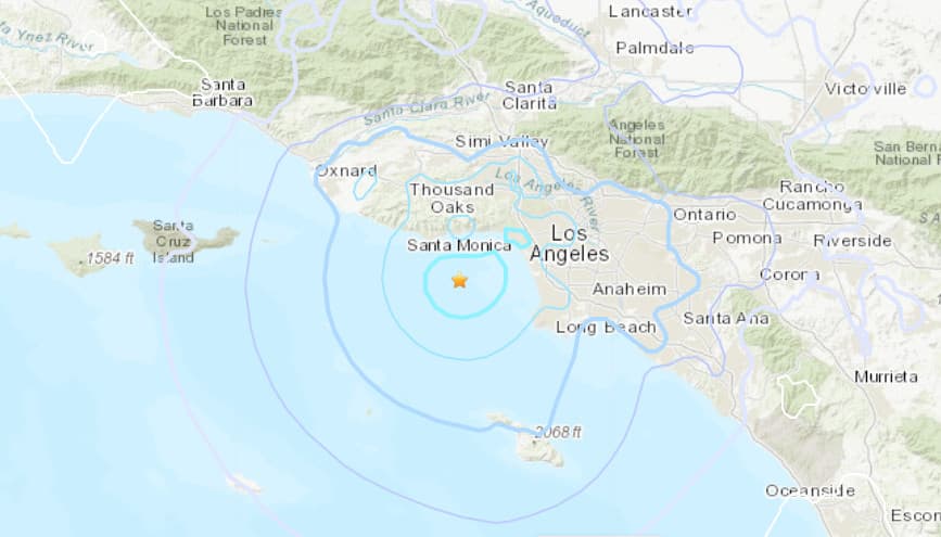Un sismo de magnitud 4.2 hace temblar la costa sur de California