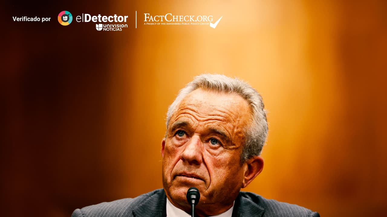 Vacunas, covid-19 y enfermedades crónicas en niños: Kennedy repite afirmaciones falsas y engañosas en audiencia de confirmación