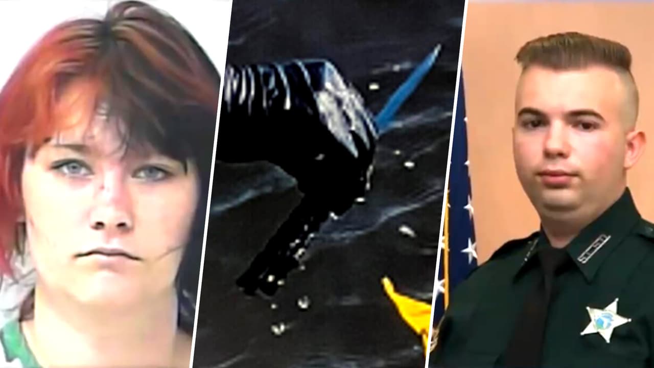 Mujer apuñala a policía en el cuello cuando la ayudaba tras chocar su auto en Florida