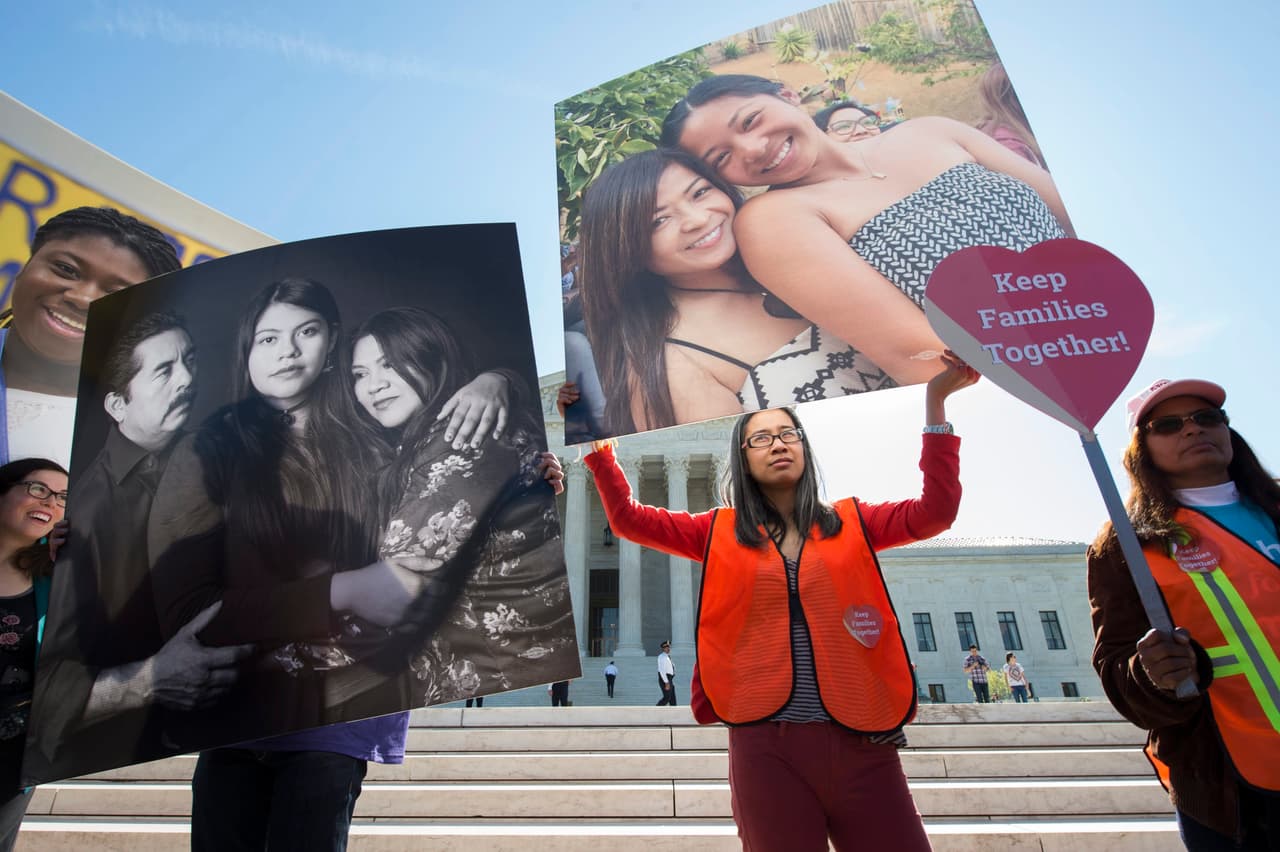 <b>2015-16 |</b> But Obama's second attempt wasn't successful. In February 2015, a court order blocked DAPA and the DACA extension. It went on to the Supreme Court, which resulted in a tie in June 2016, leaving the two in legal limbo. The original DACA, which benefited some 750,000 young people, remained in effect.