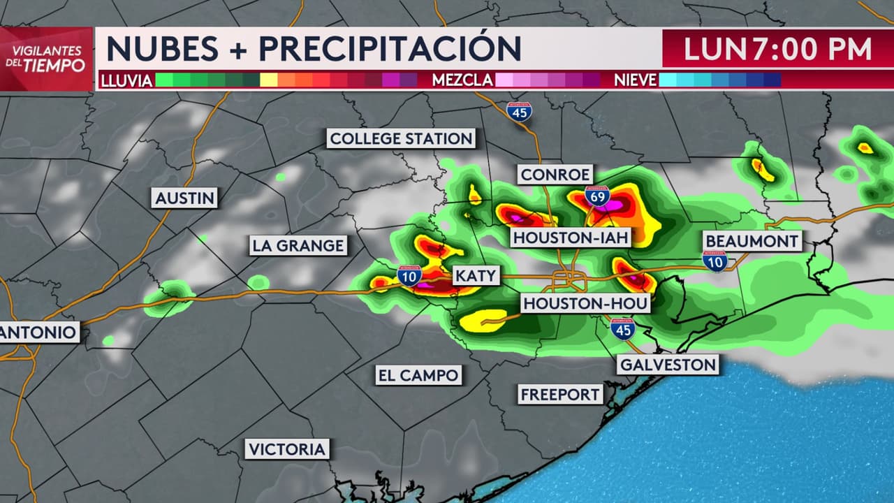 Houston en alerta: tormentas, granizo y fuertes ráfagas de viento se pronostican durante las próximas horas