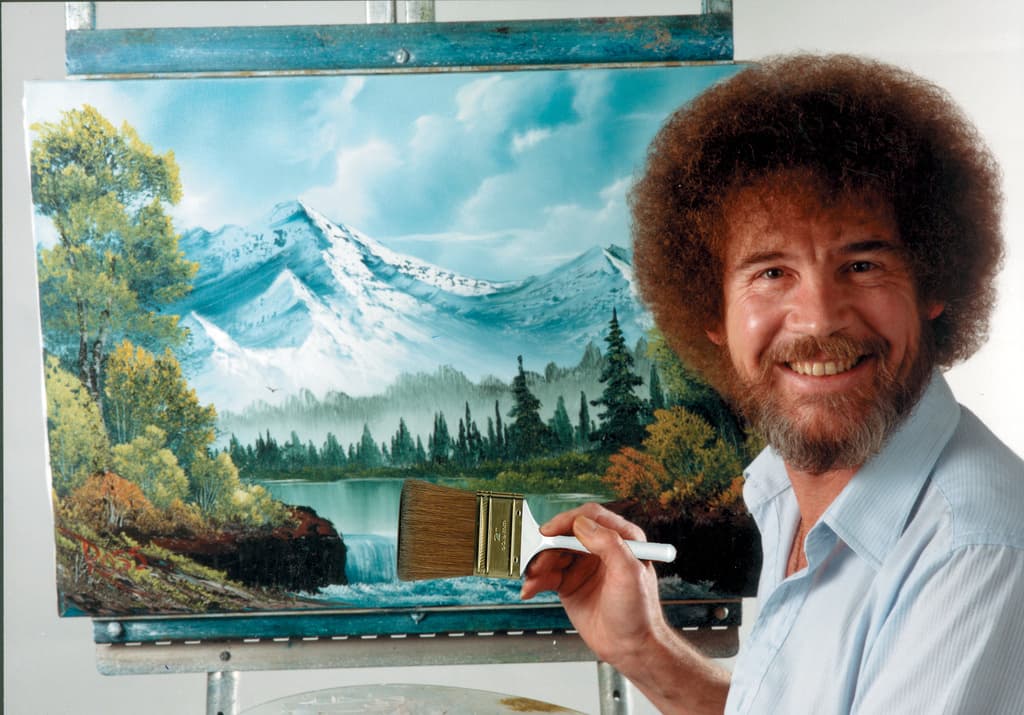 Bob Ross: tres de sus pinturas logran más de $600,000 en subasta benéfica