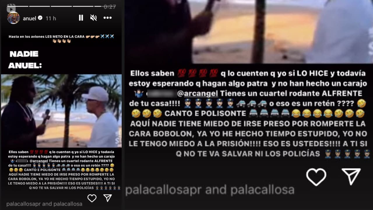 En este otro mensaje, Anuel advierte que "nadie va a salvar" a Arcángel.