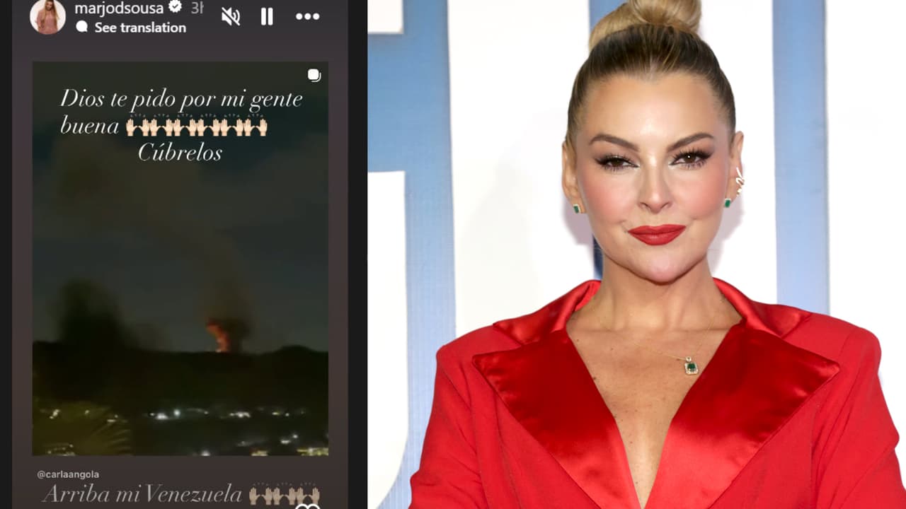 Marjorie de Sousa se encomendó por su pueblo venezolano.