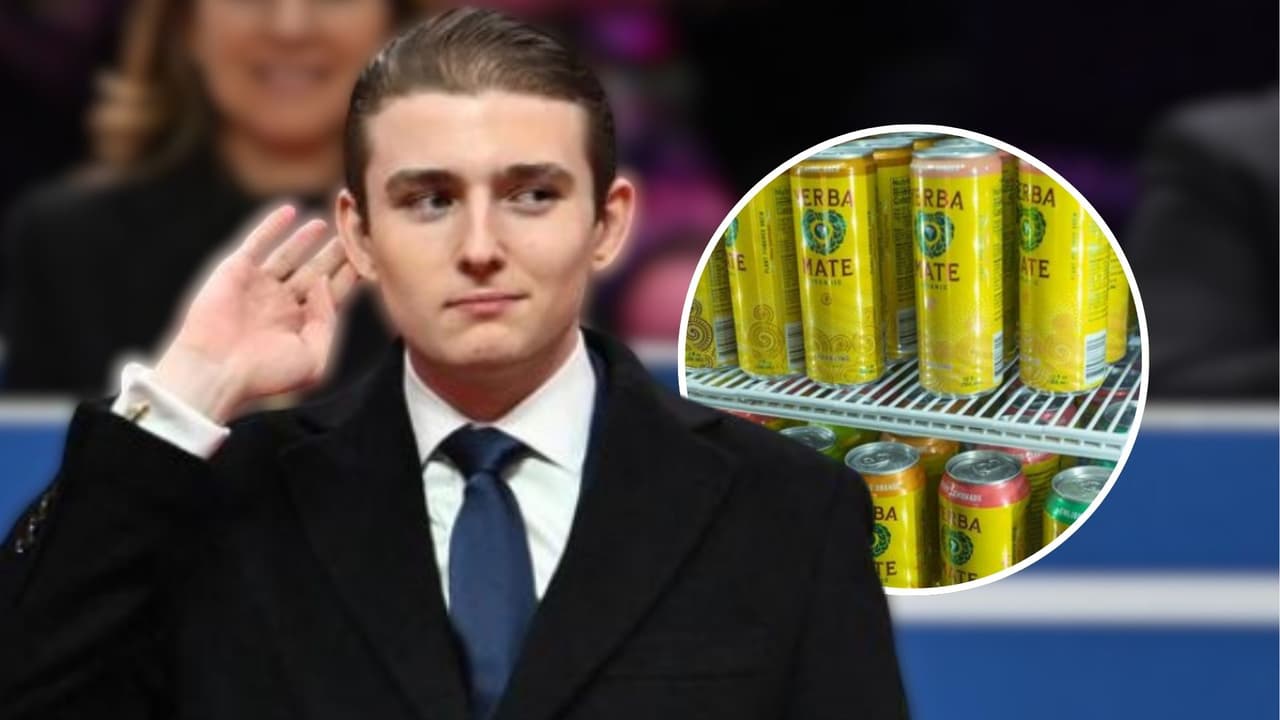 Barron Trump lanza empresa de yerba mate en Florida