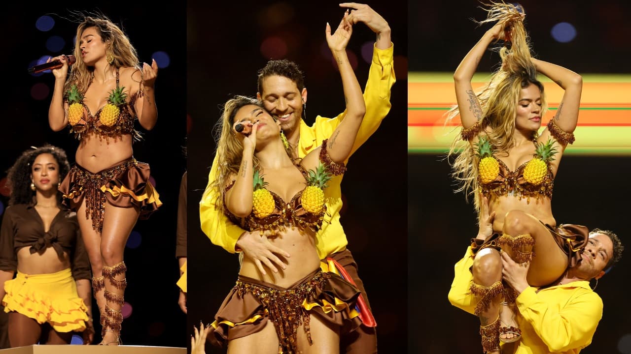 Karol G amenizó el medio tiempo del partido de los Chiefs vs. Chargers en Brasil.